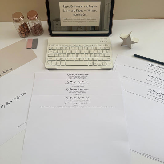 My Quarterly Plan™ – Turning your Plans into Actions