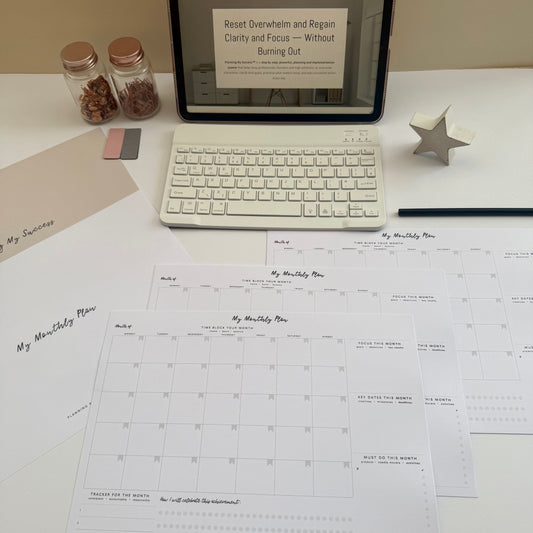 My Monthly Plan™ – Your Month-at-a-Glance Success Plan