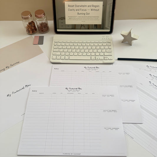 My Financial Plan™ – The Savvy CEO's Income and Expenses Tracker