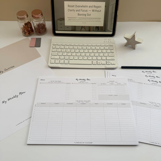 My Weekly Plan™ – Your Weekly Focus & Productivity Planner