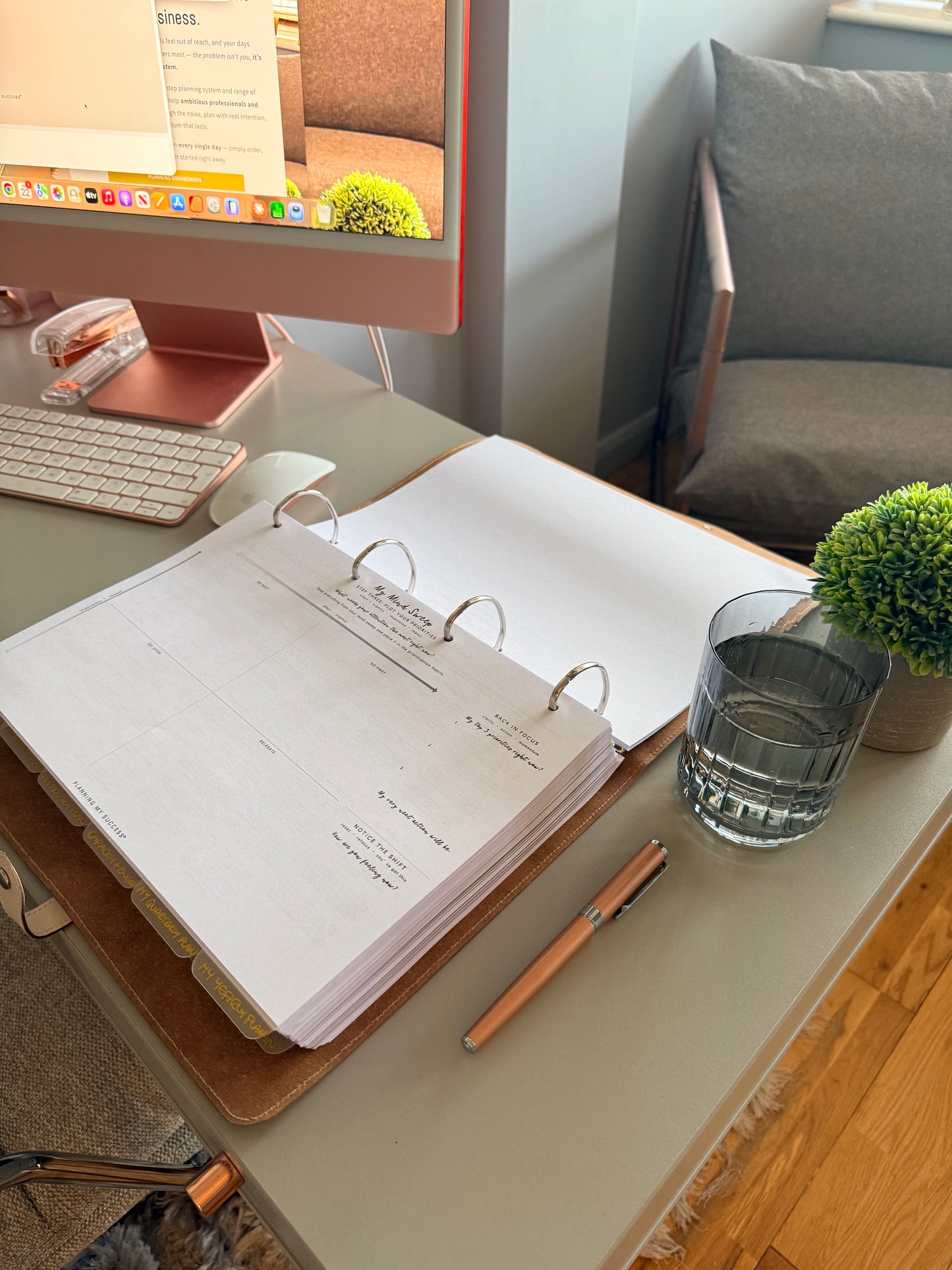 My Mind Sweep | Printable Clarity and Focus Dashboard | Planning My Success™