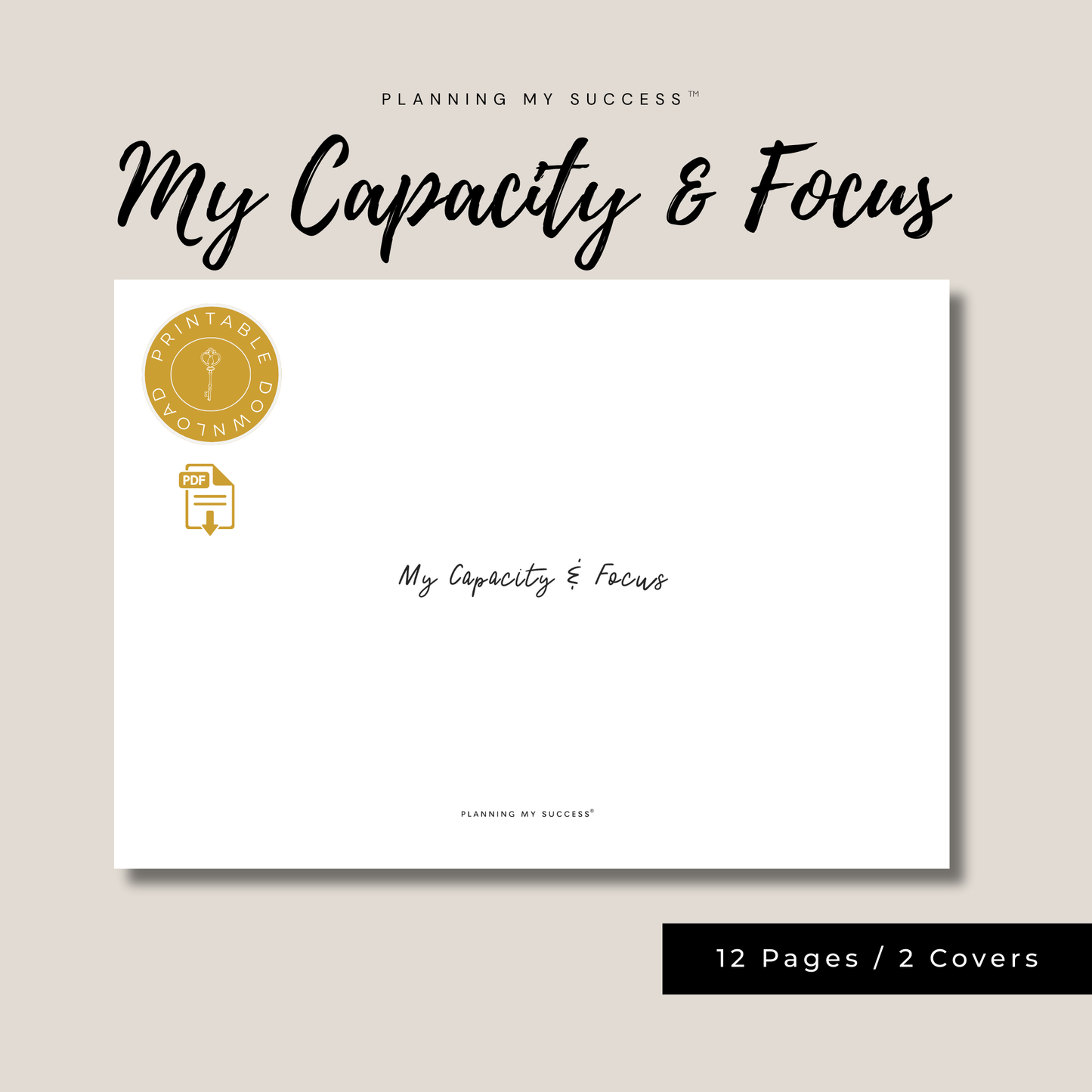 The Complete Planning My Success System™ – Your All-In-One Planning, Productivity & Performance Dashboard Set