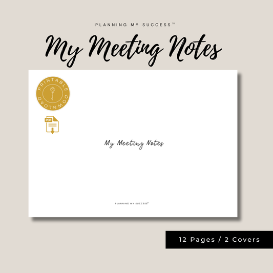 My Meeting Notes™ – Minutes and Momentum