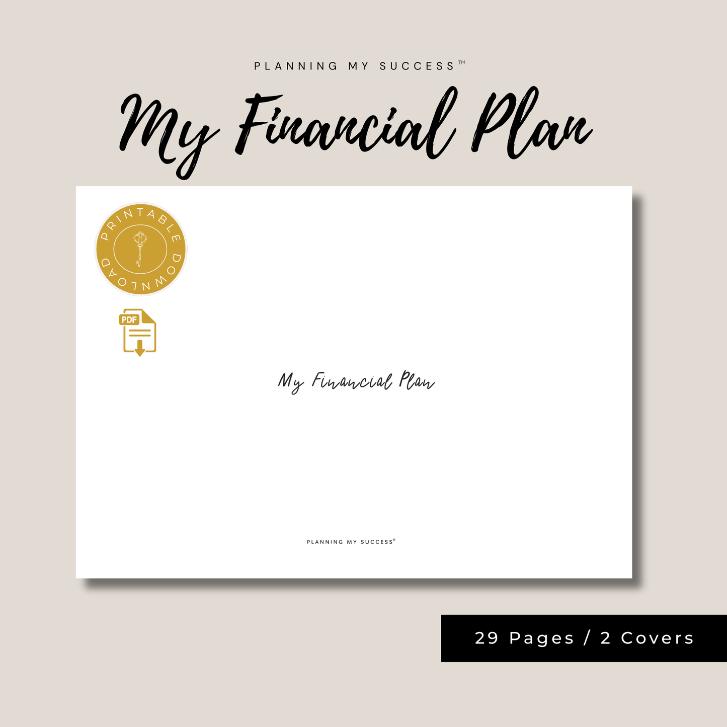 The Complete Planning My Success System™ – Your All-In-One Planning, Productivity & Performance Dashboard Set