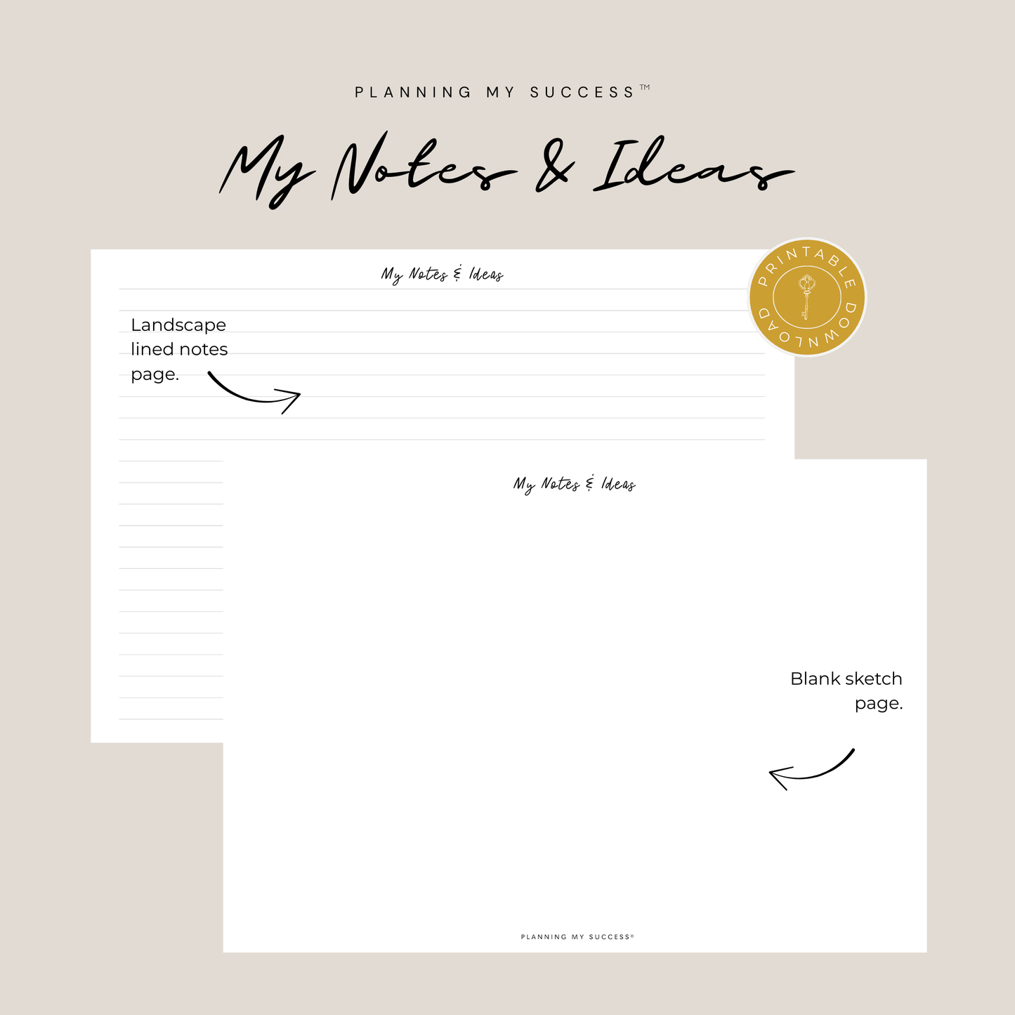 The Complete Planning My Success System™ – Your All-In-One Planning, Productivity & Performance Dashboard Set