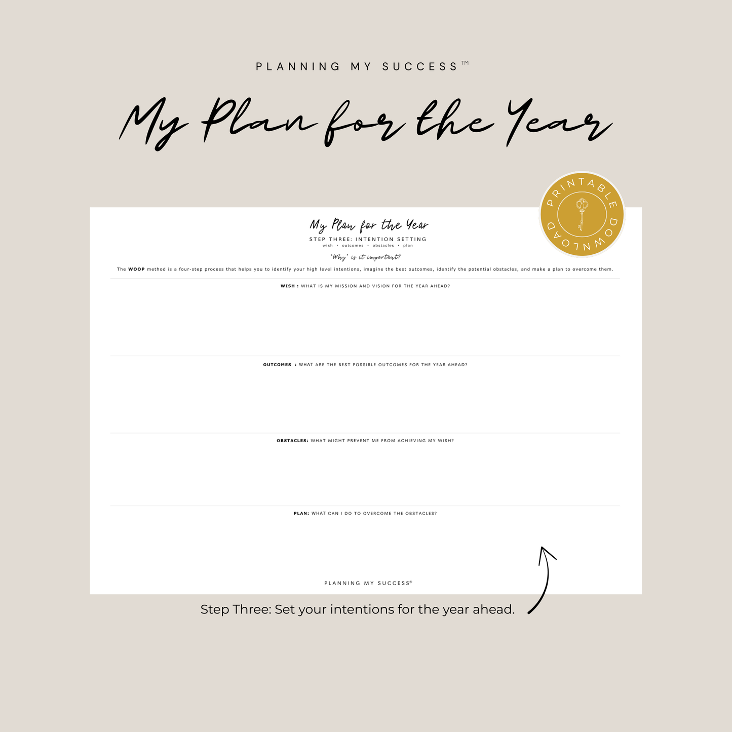 The Complete Planning My Success System™ – Your All-In-One Planning, Productivity & Performance Dashboard Set