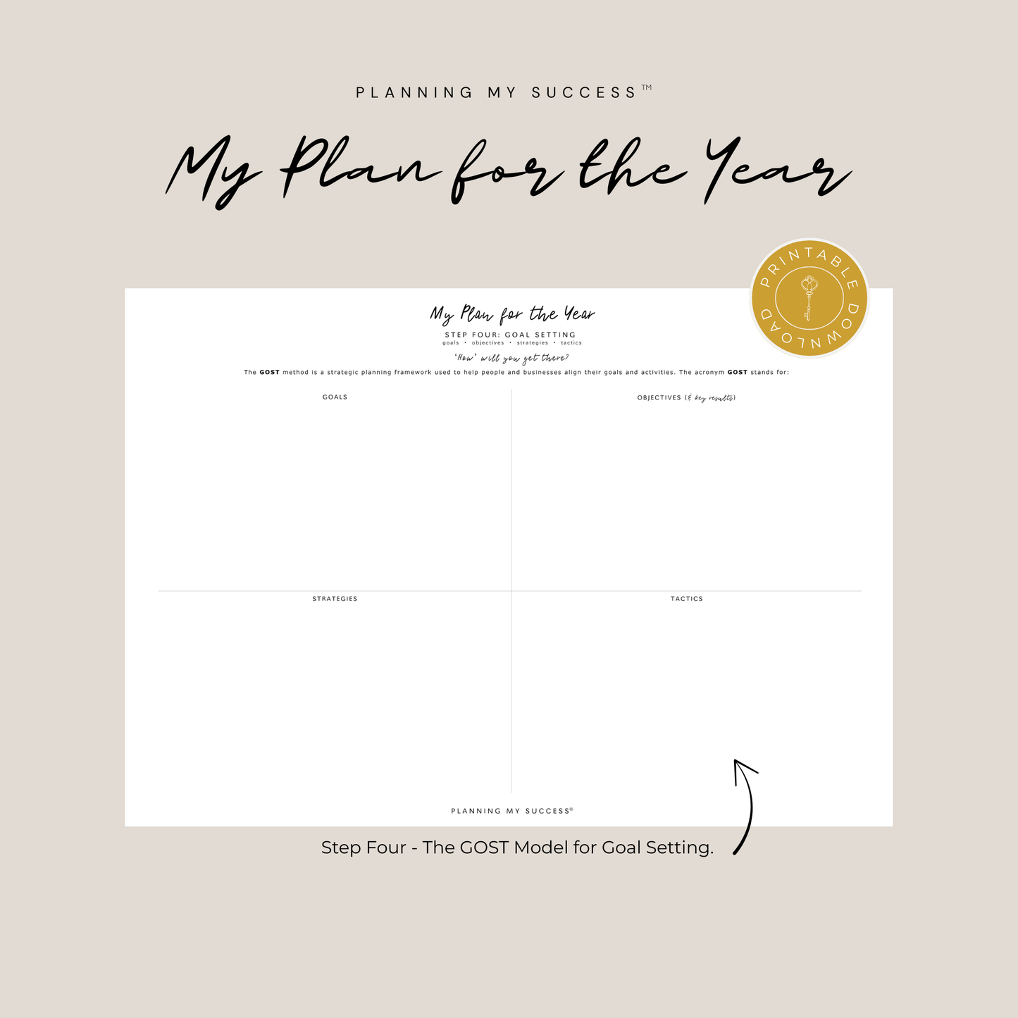 The Complete Planning My Success System™ – Your All-In-One Planning, Productivity & Performance Dashboard Set