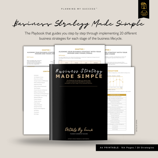 Business Strategy Made Simple E-Book