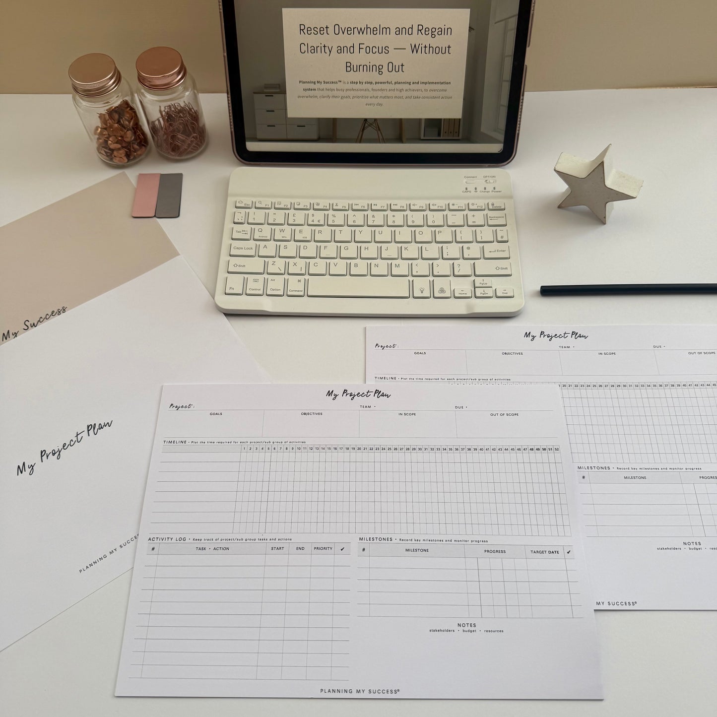 My Project Plan™ – Perfectly Planned Project Management Dashboard
