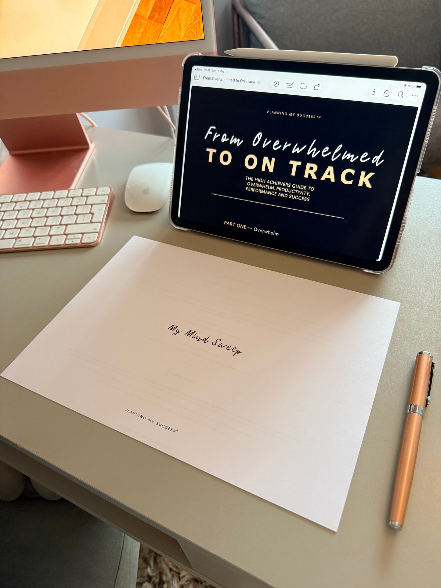 Planning My Success™ System | Complete Printable Planning Bundle | From Overwhelmed to On Track