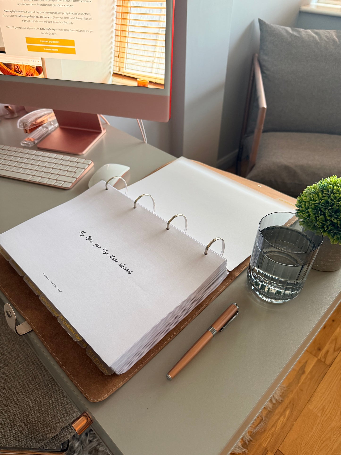 My Plan for the Year | Printable Yearly Roadmap Planning Dashboard | Planning My Success™
