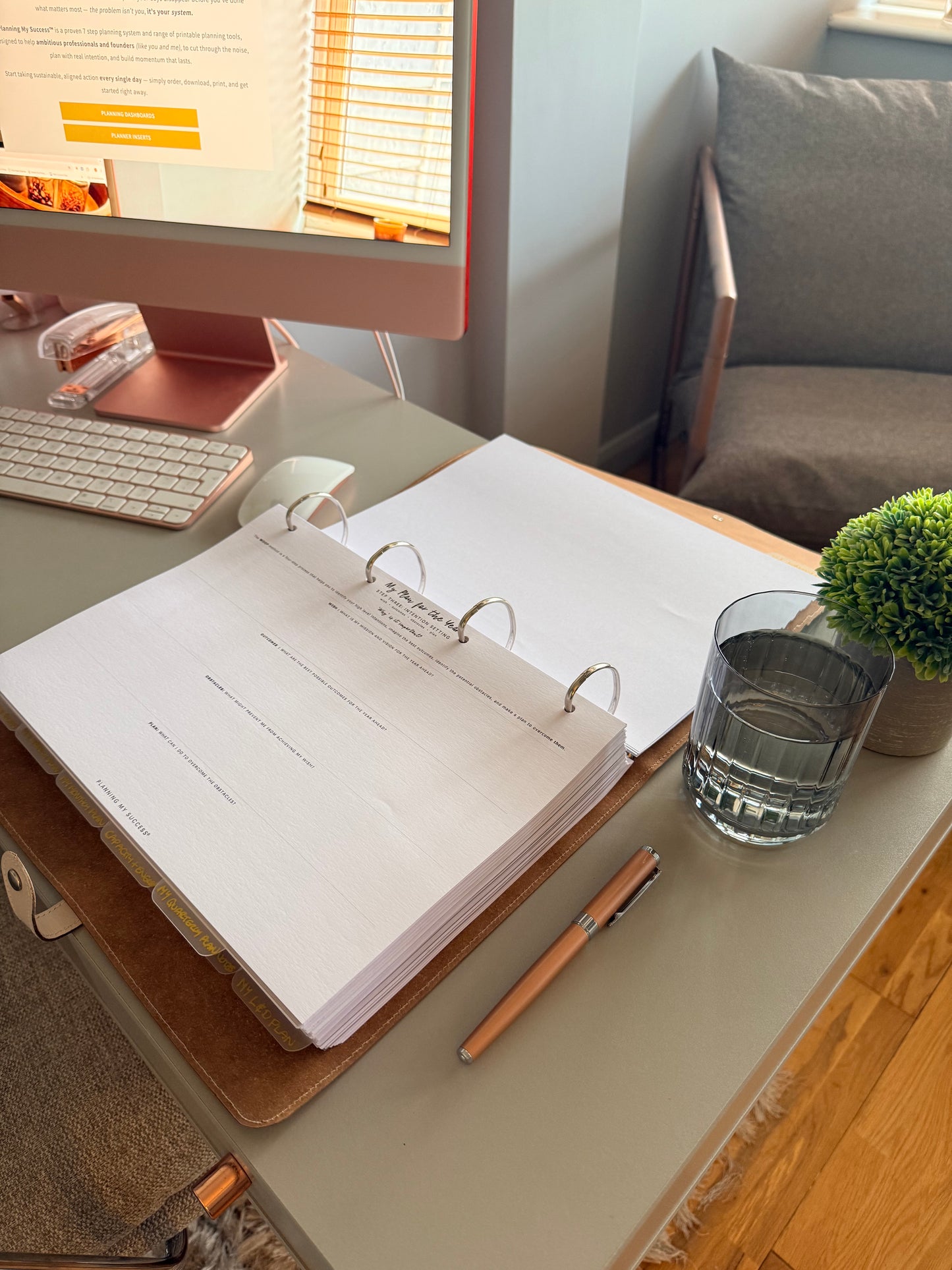 My Plan for the Year | Printable Yearly Roadmap Planning Dashboard | Planning My Success™