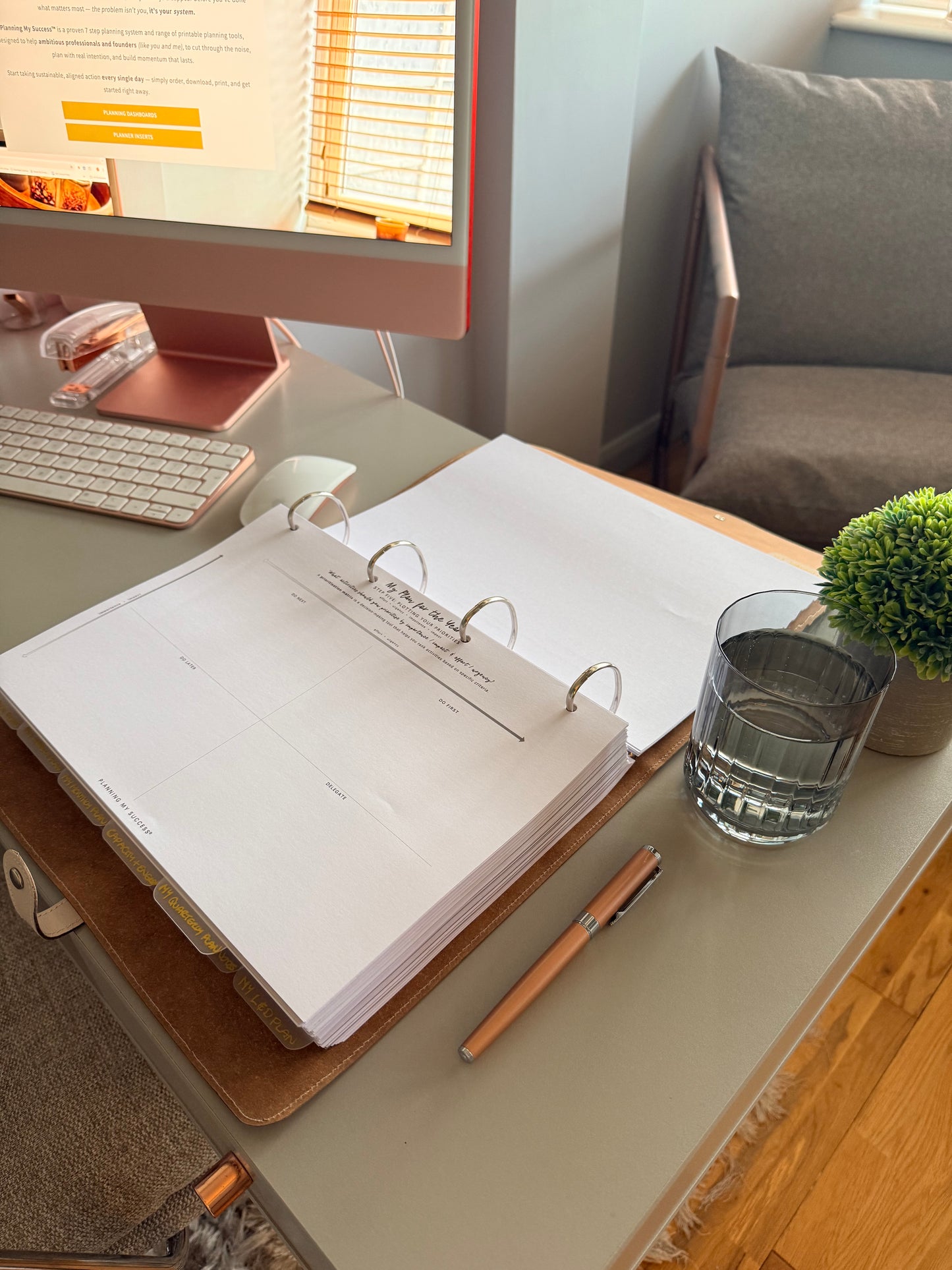 My Plan for the Year | Printable Yearly Roadmap Planning Dashboard | Planning My Success™