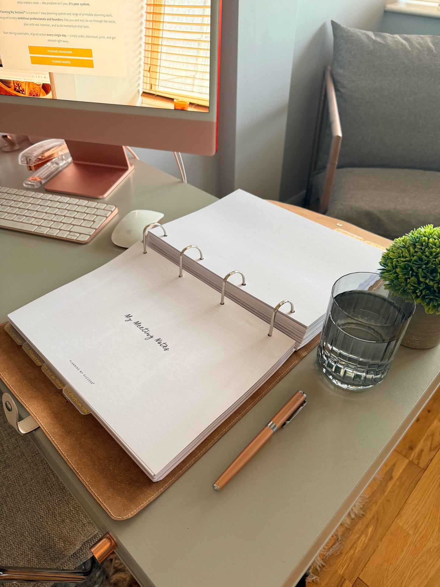 My Meeting Notes | Printable Meeting Planner Dashboard | Planning My Success™