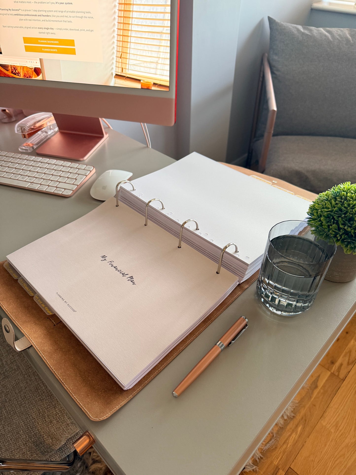 My Financial Plan | Printable Income & Expenses Tracker | Planning My Success™