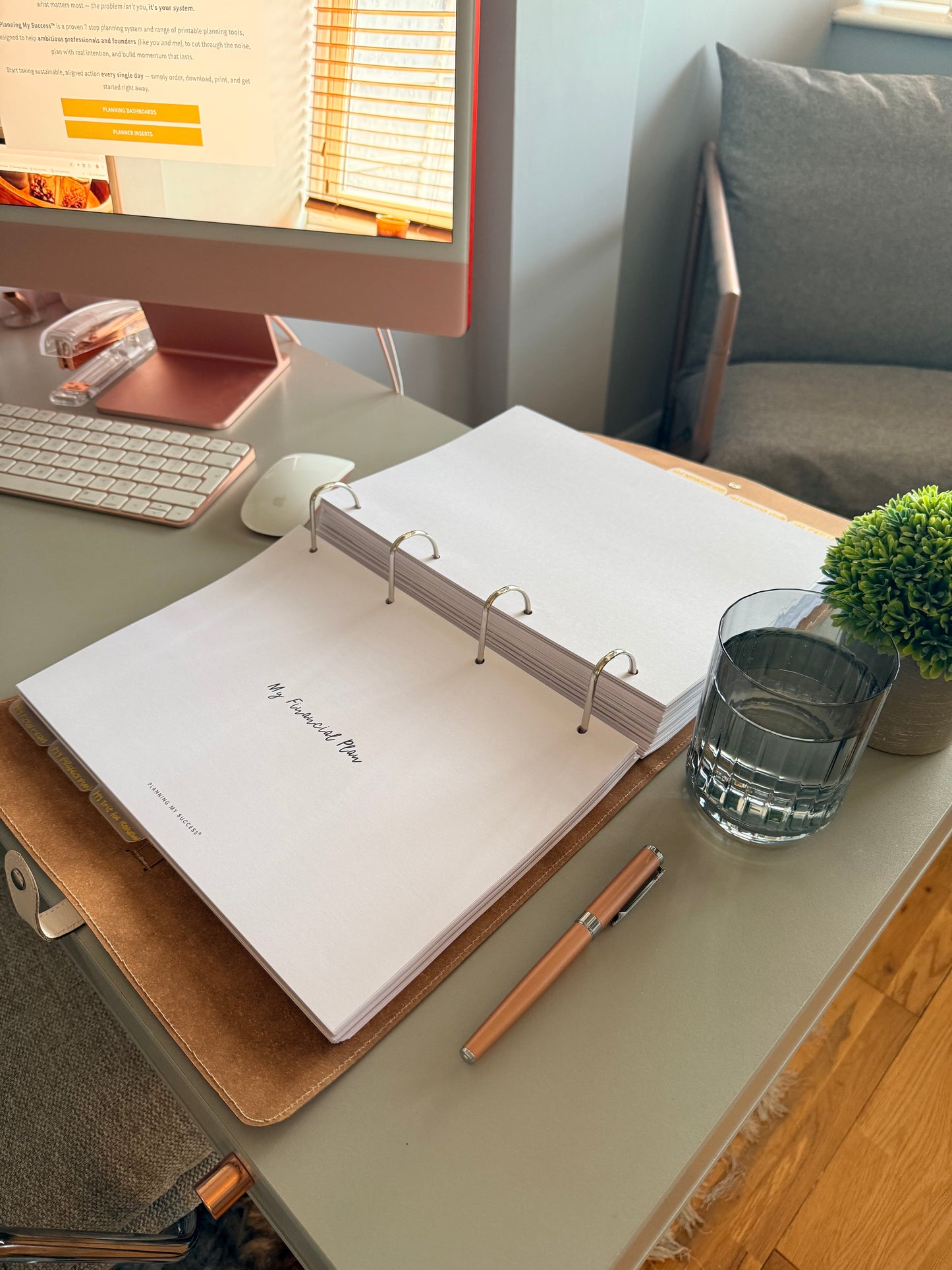 My Financial Plan | Printable Income & Expenses Tracker | Planning My Success™