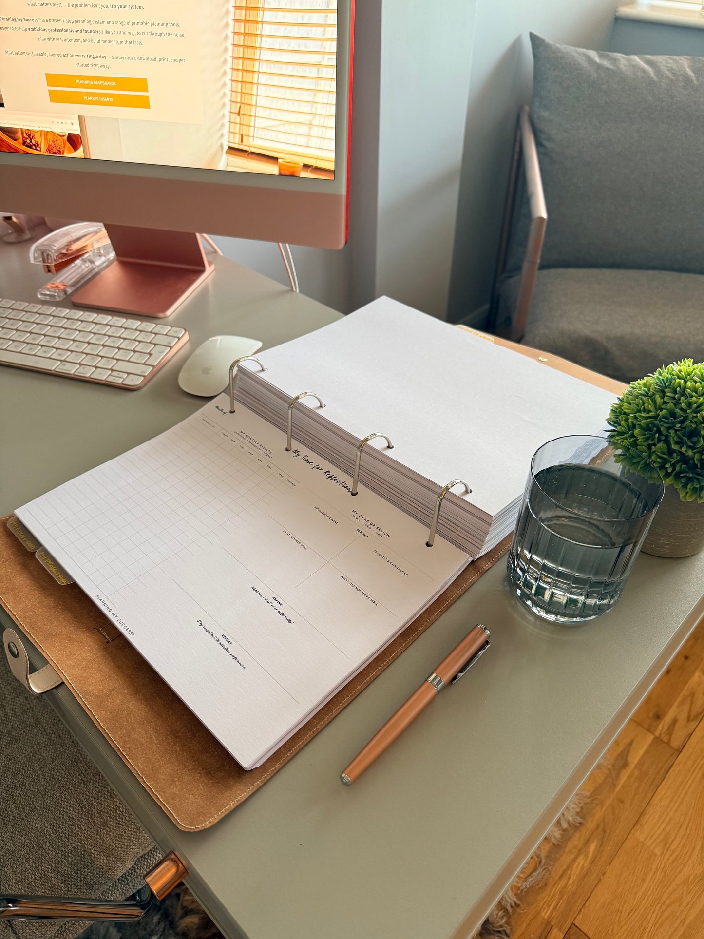 My Time for Reflection | Printable Results Tracker | Planning My Success™