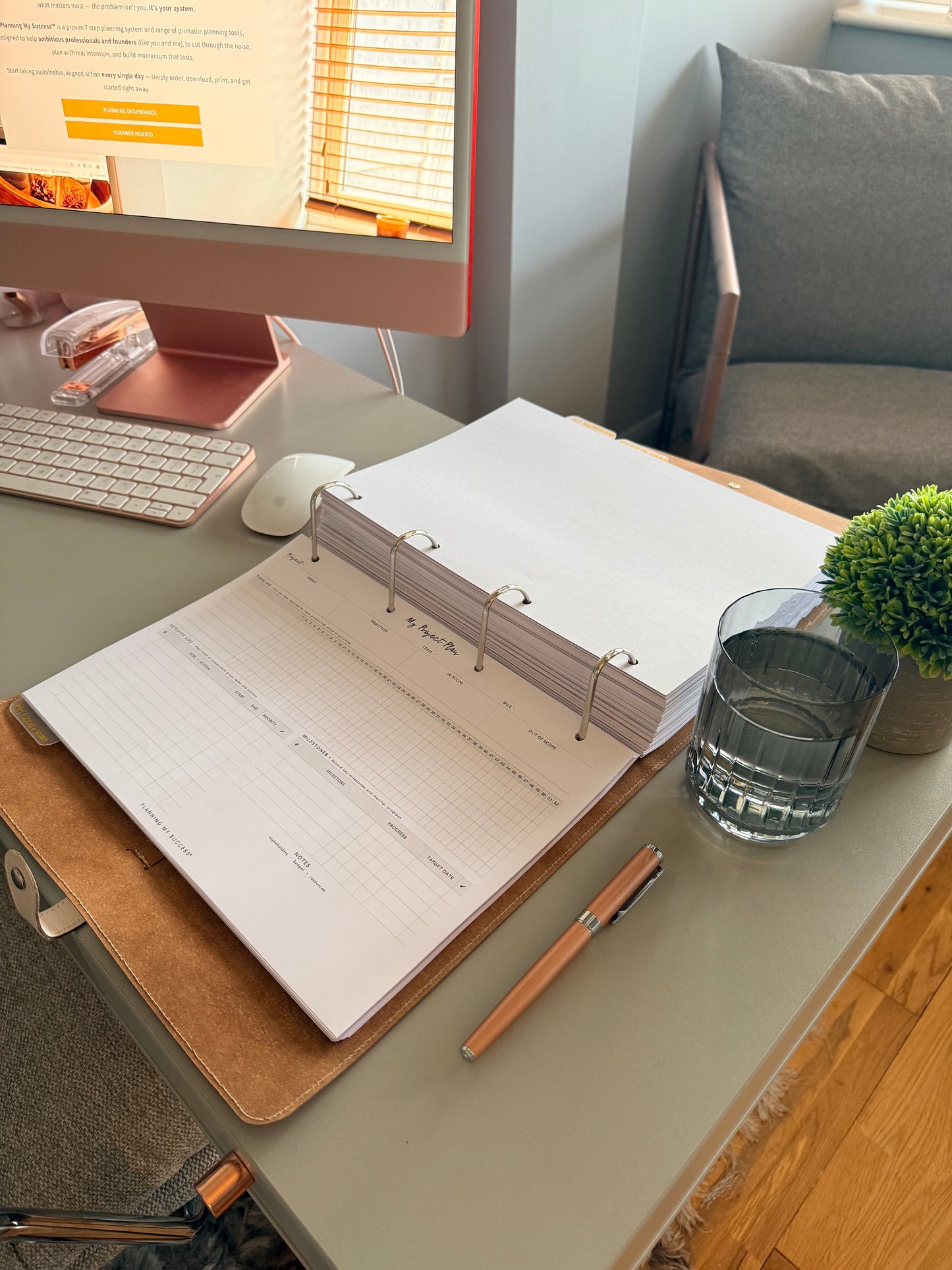 My Project Plan | Printable Project Management Dashboard | Planning My Success™
