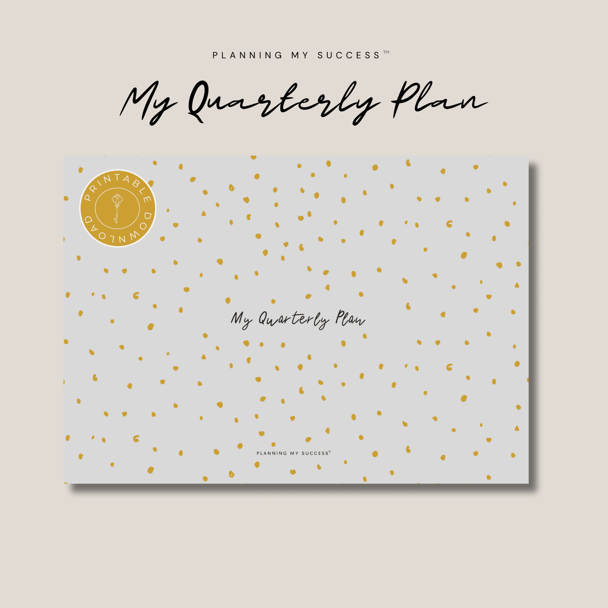 My Quarterly Plan™ – Turning your Plans into Actions - DETAILS BY EMMA