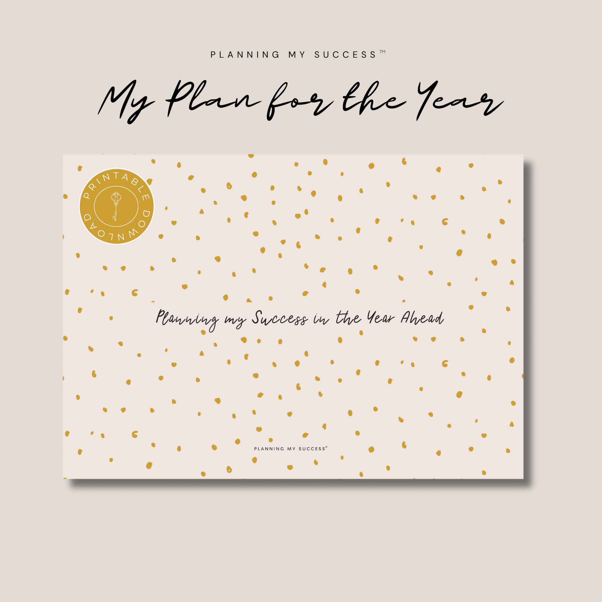 Planning My Success in the Year Ahead™ – Your FREE Roadmap Planning Tool - DETAILS BY EMMA