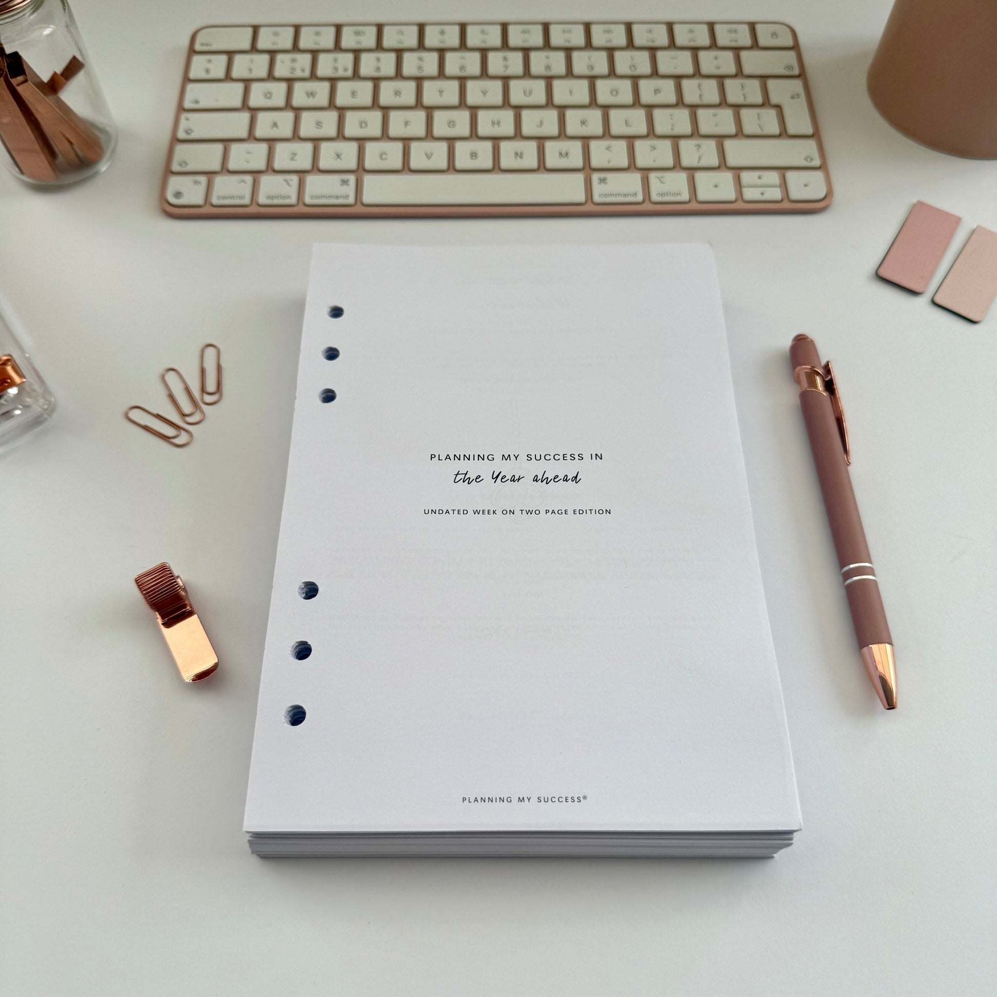 PRINTABLE Planning my Success - Undated Inserts Pack (Week on Two Page) - DETAILS BY EMMA